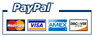 Credit or debit card through PayPal