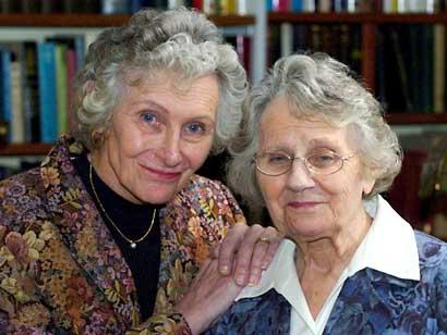 Bernadette Rogers 76, formally Bernard (left) and her partner Joyce Rogers, 80 /PA